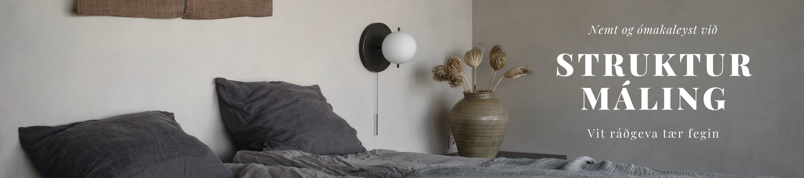 Strukturmáling er máling ið er strukturerað